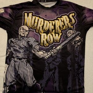 Bold Graphic Black and Purple Men's Jersey